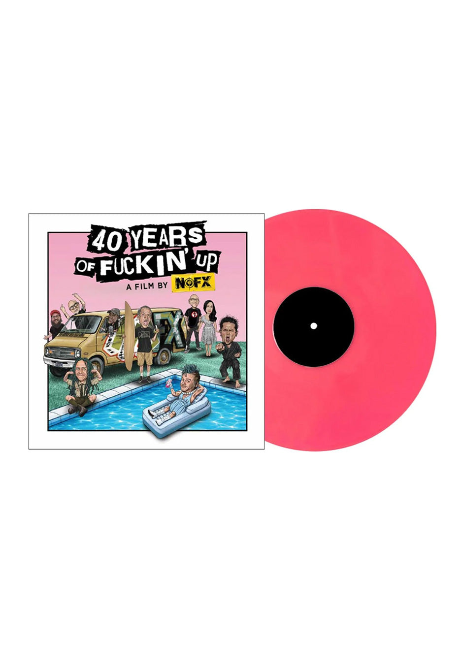 40 Years Of Fuckin' Up Ltd. Pink - Colored Vinyl