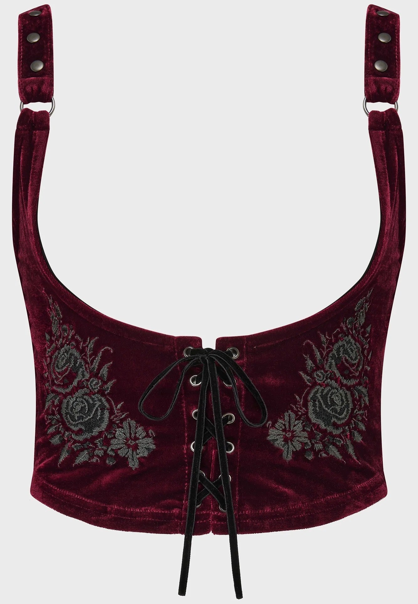 A Devil's Rose Underbust Black - Corset