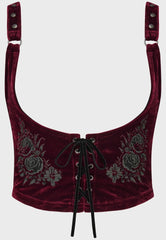 A Devil's Rose Underbust Black - Corset