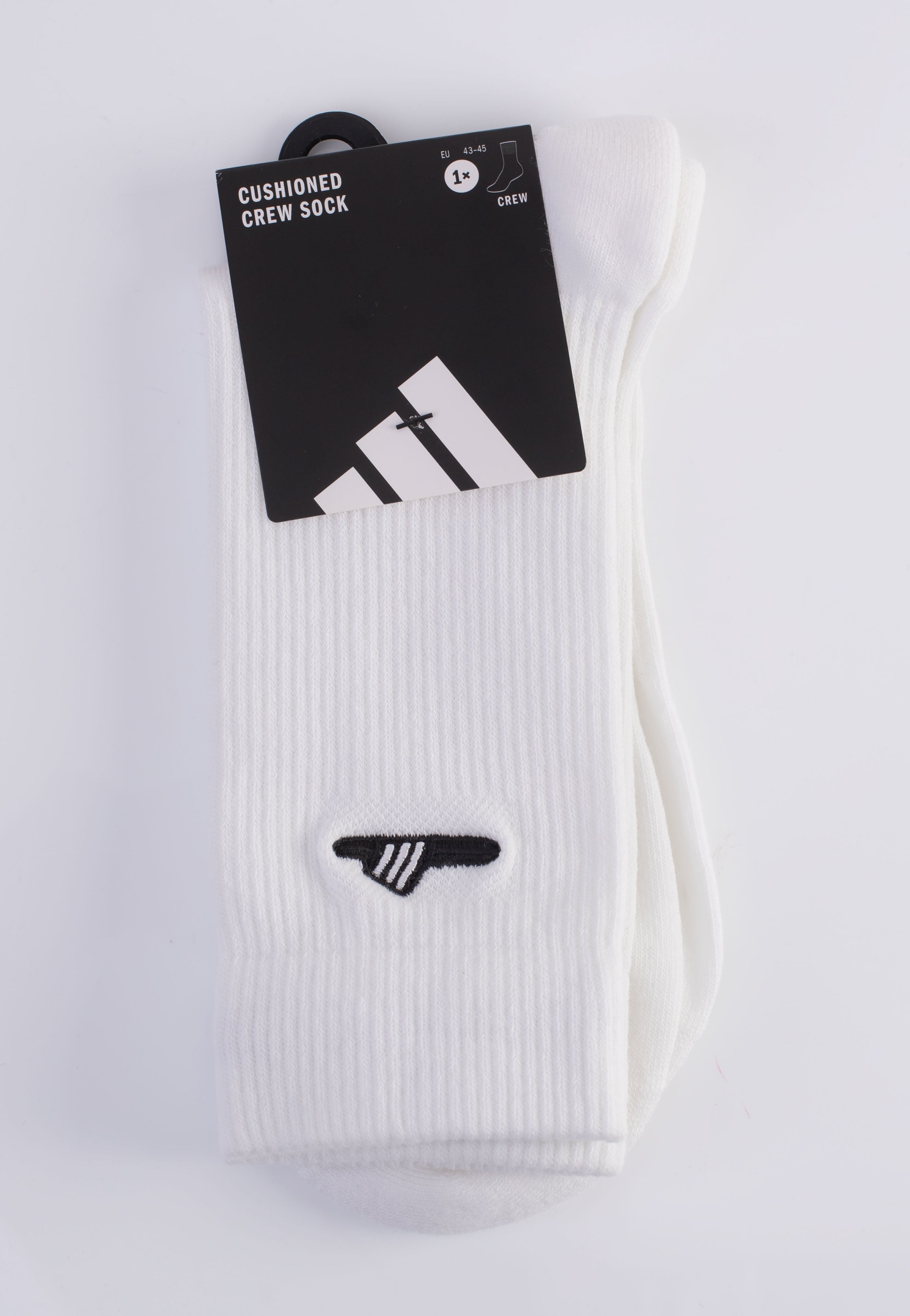 Adilette White/Black - Socks