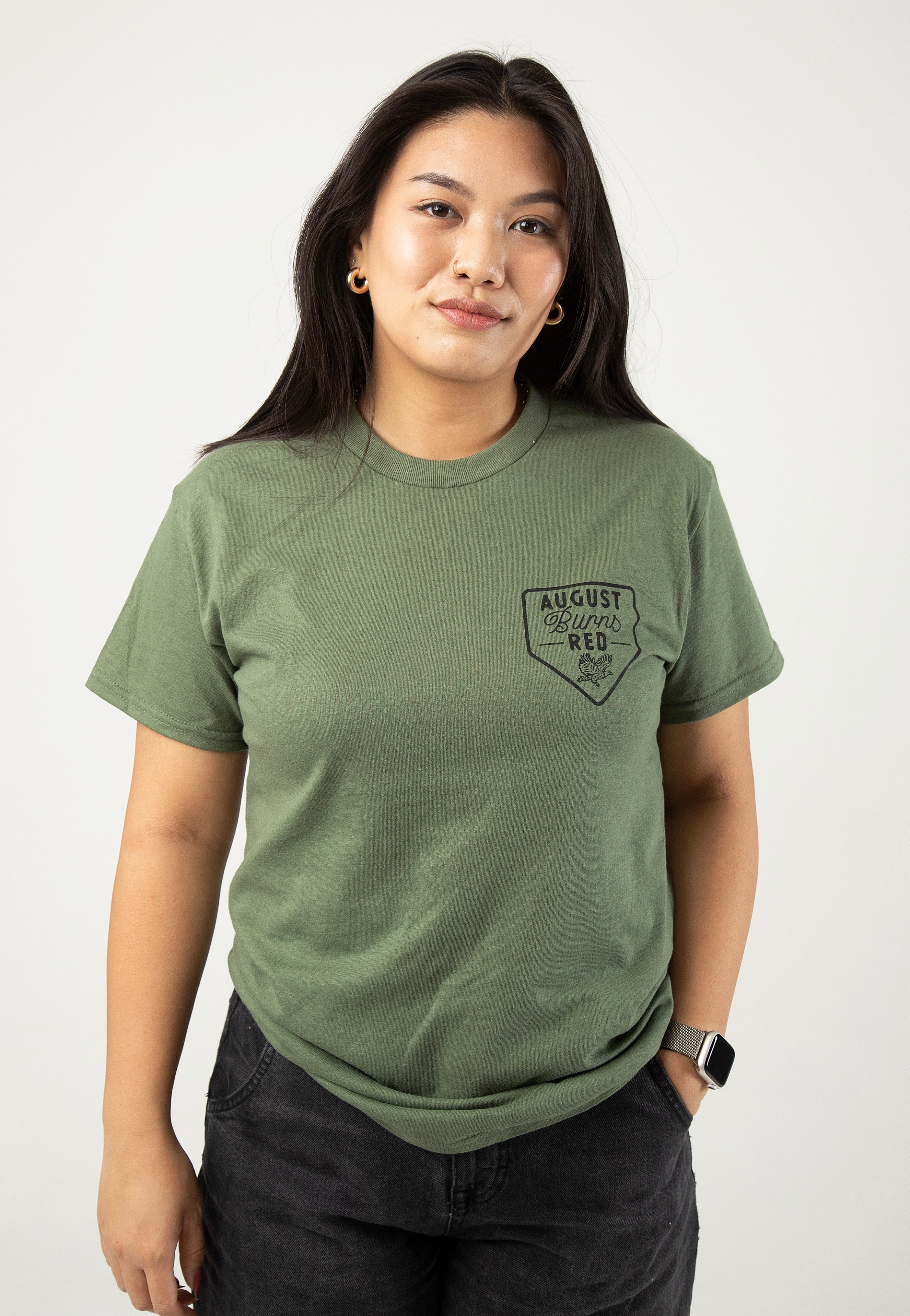 20 Years Angry Music Military Green - T-Shirt