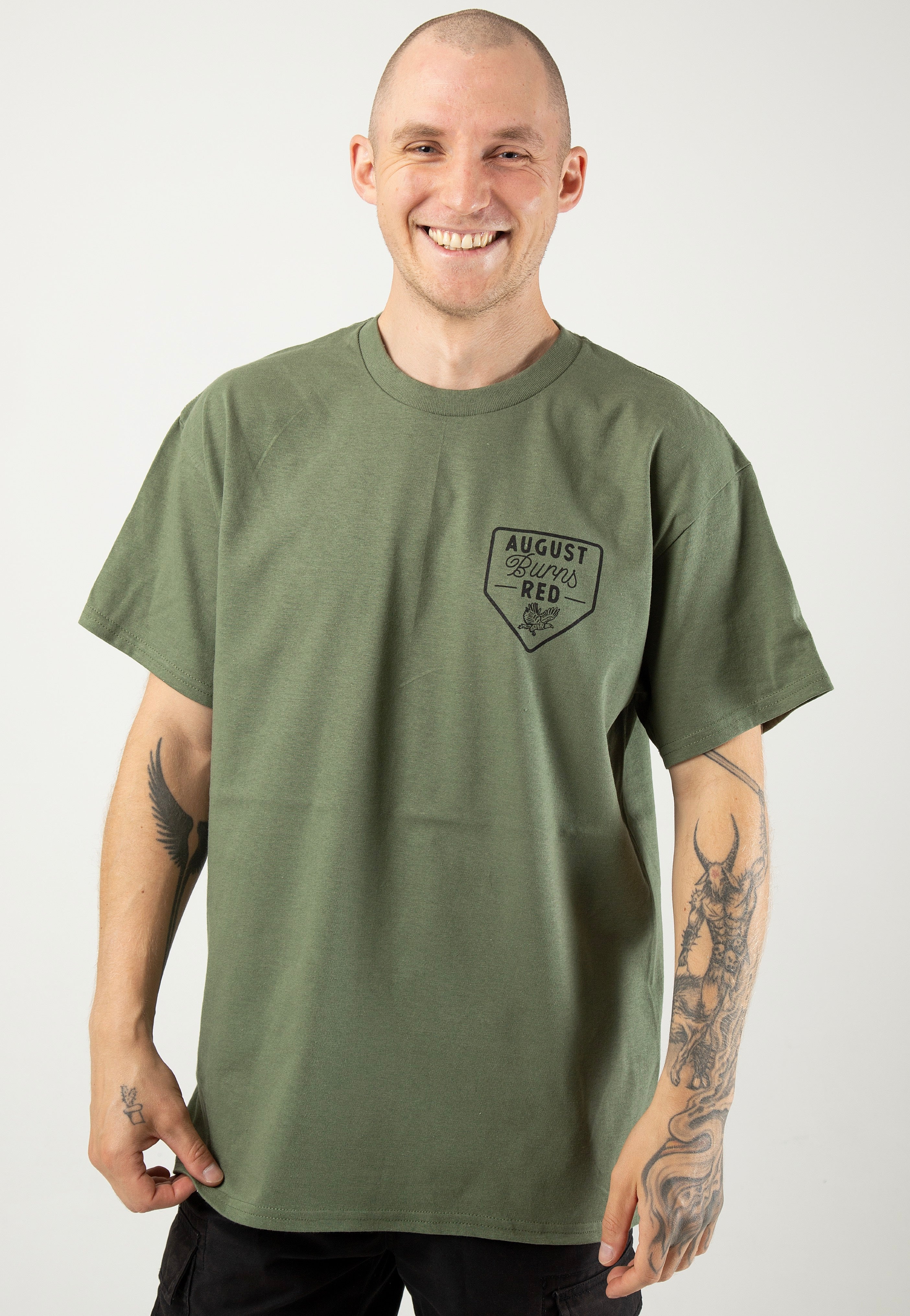 20 Years Angry Music Military Green - T-Shirt
