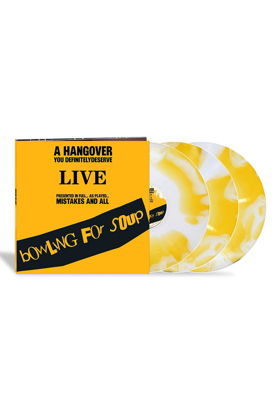 A Hangover You Definitely Deserve (Live) Ltd. Yellow/White - Colored 3 Vinyl