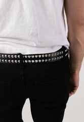 2 Row Conical Studded - Belt