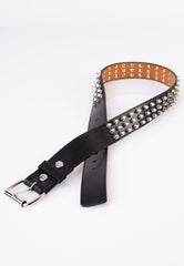 3 Row Spike Studded - Belt