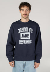 1989 Winners Heavy Stone Wash Dark Navy - Sweater