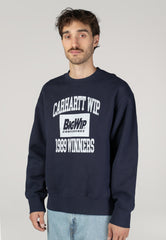 1989 Winners Heavy Stone Wash Dark Navy - Sweater