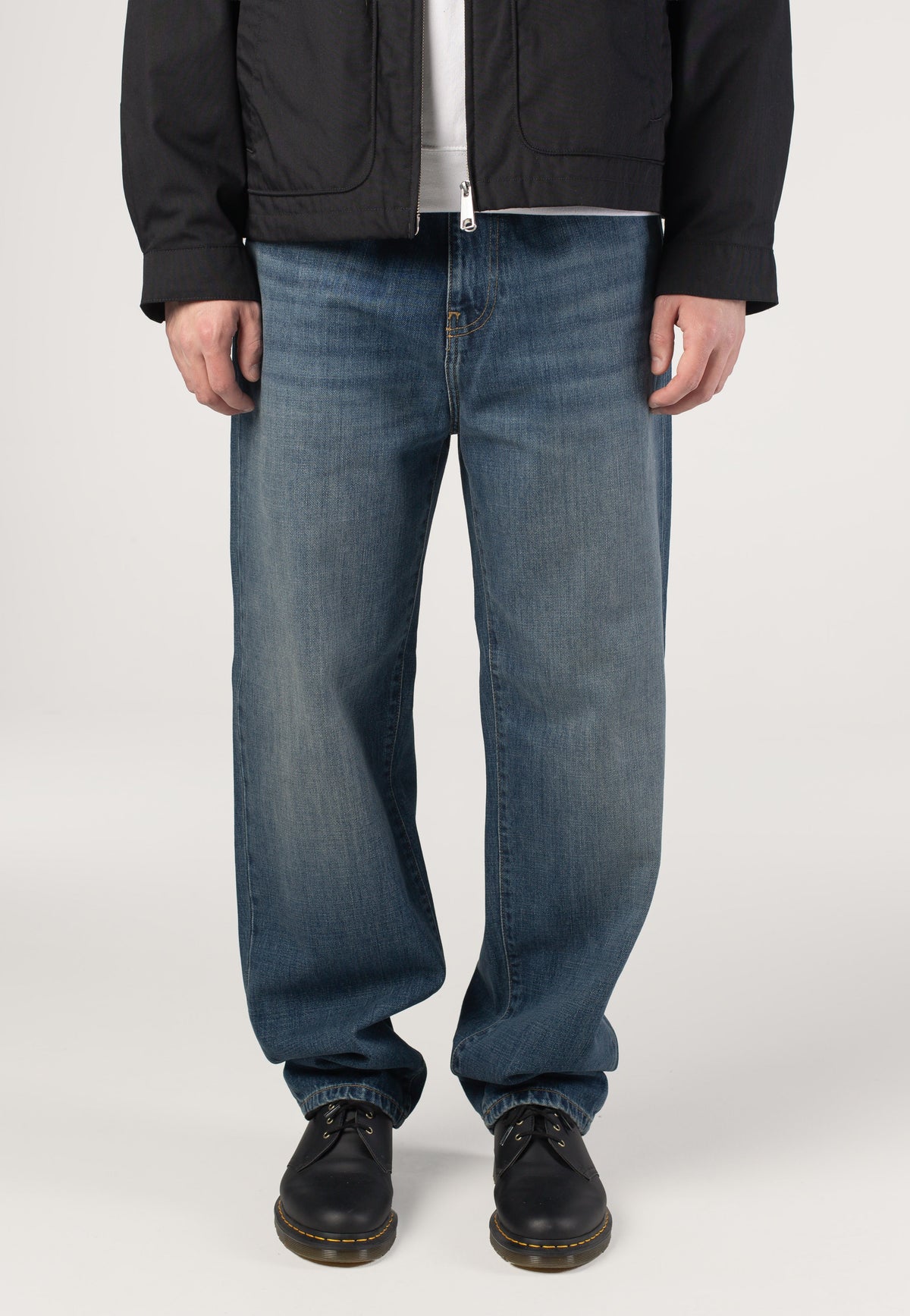 Aaron Dark Used Wash Blue - Pants