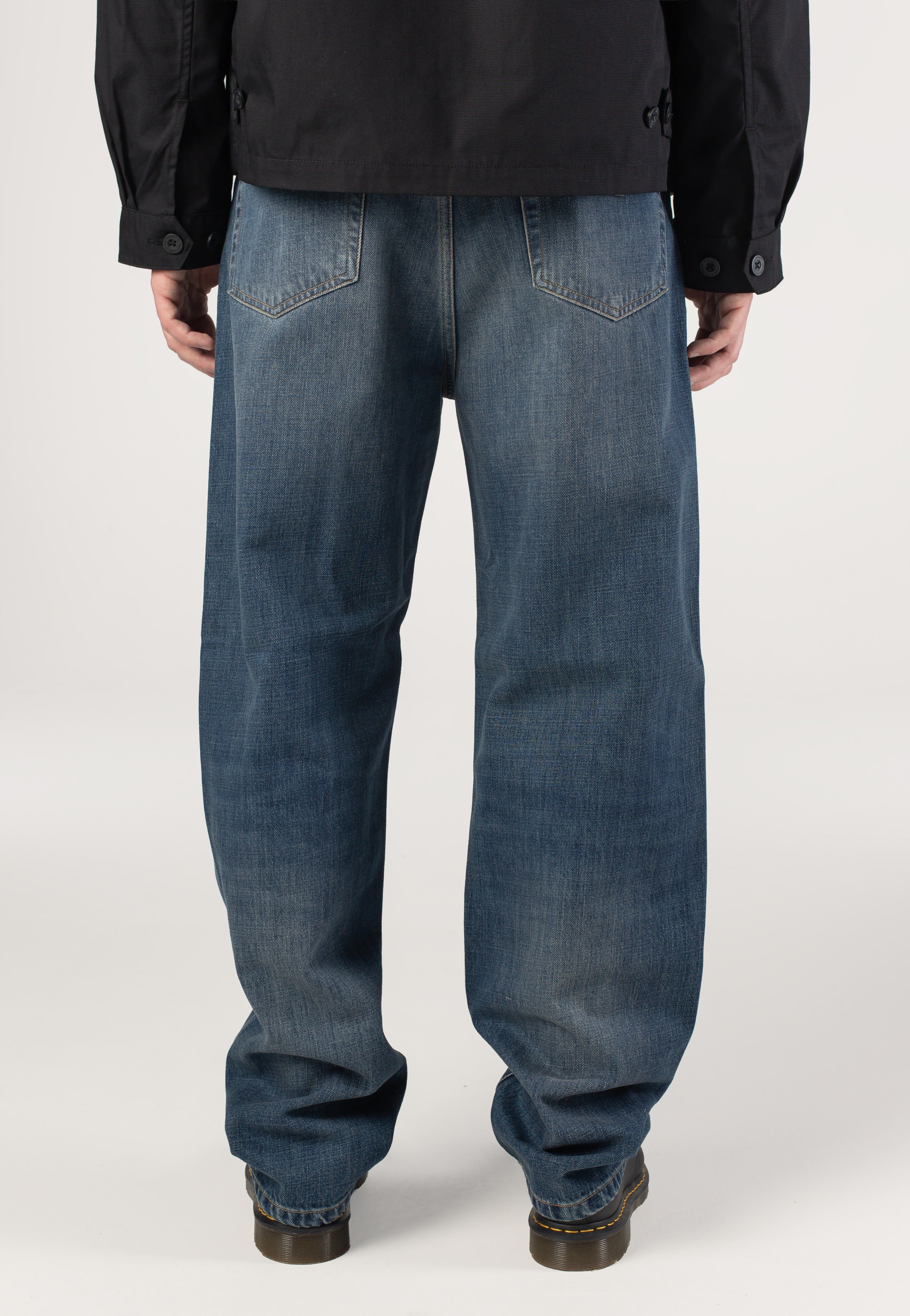 Aaron Dark Used Wash Blue - Pants