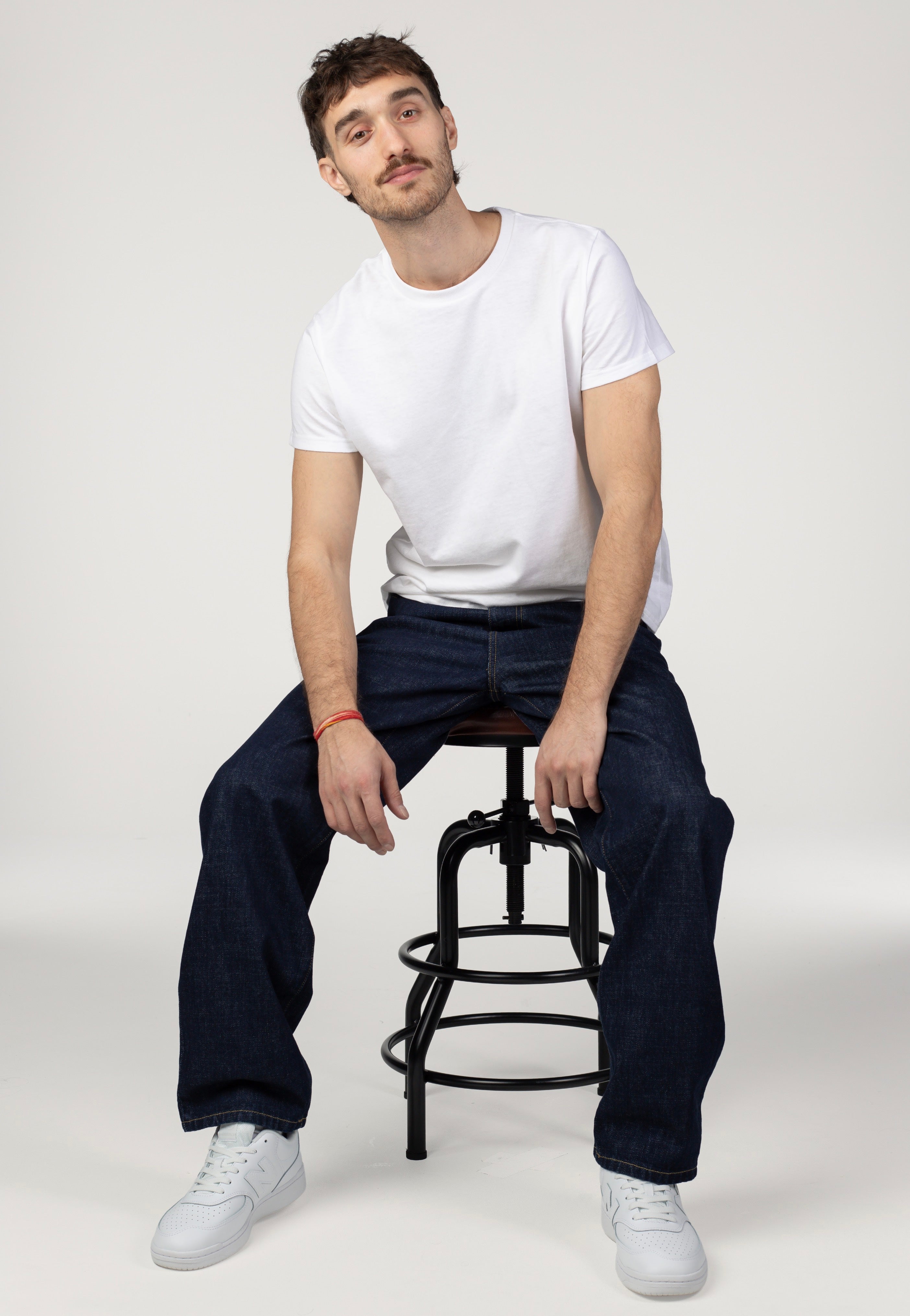 Aaron Rinsed Blue - Jeans