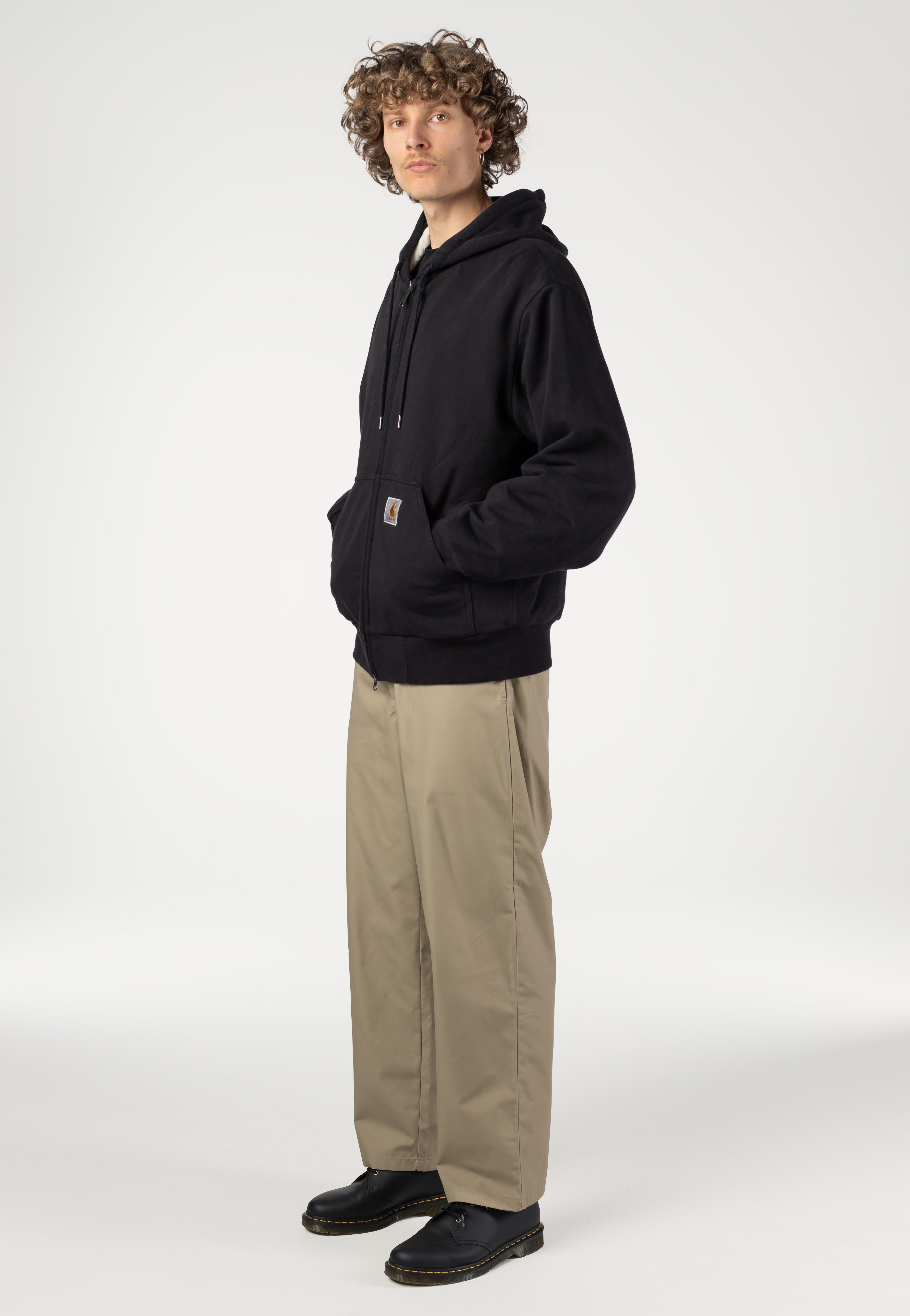 Active Sweat Stone Washed Black - Jacket