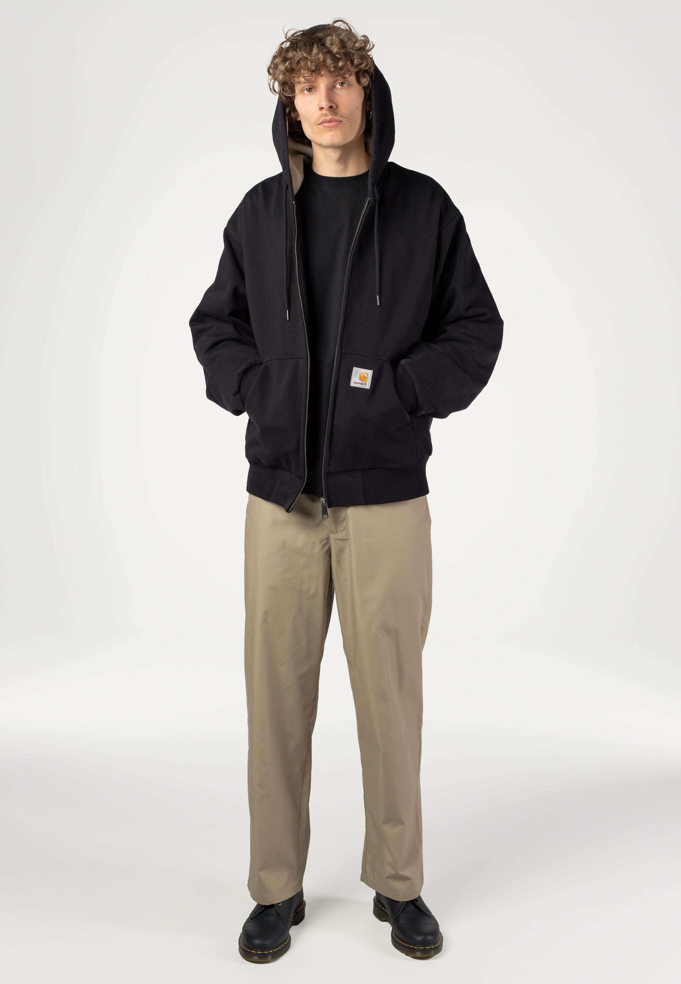 Active Sweat Stone Washed Black - Jacket