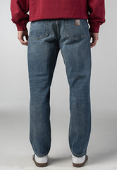 Aaron Dark Used Wash Blue - Jeans