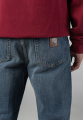 Aaron Dark Used Wash Blue - Jeans