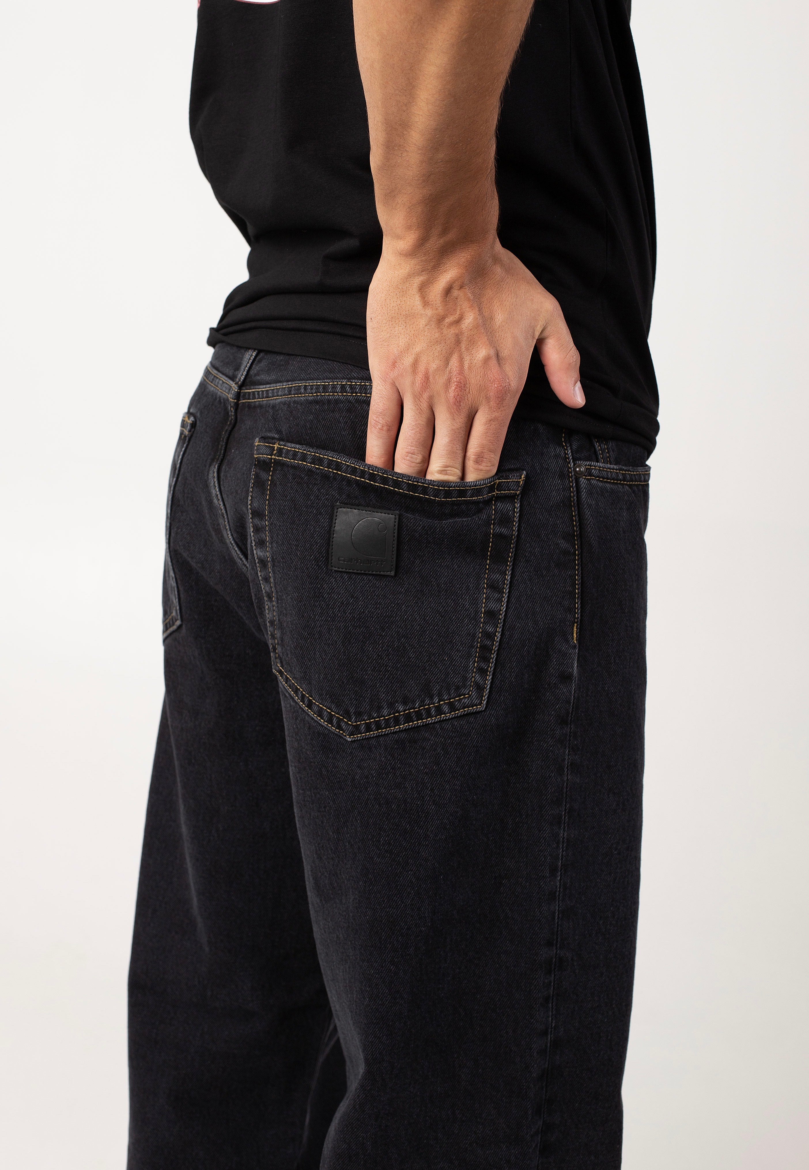 Aaron Stone Washed Black - Jeans