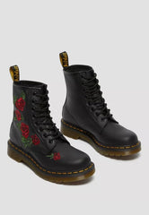 1460 Vonda Floral Rose Black Softy - Girl Shoes