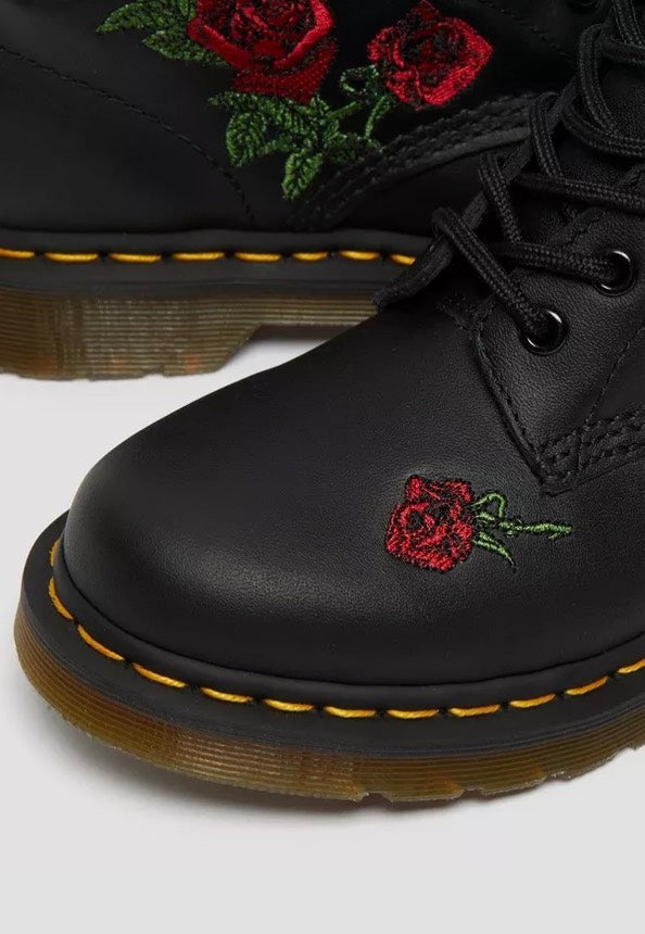 1460 Vonda Floral Rose Black Softy - Girl Shoes