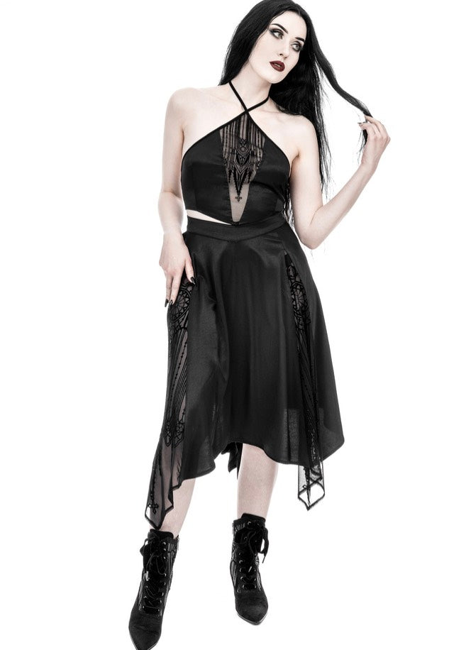 Afterlife Halterneck Black - Top