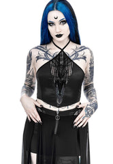 Afterlife Halterneck Black - Top