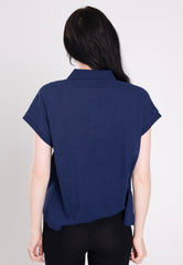 A Line Pique French Navy - Polo