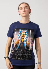 Ahsoka White Blades Navy - T-Shirt