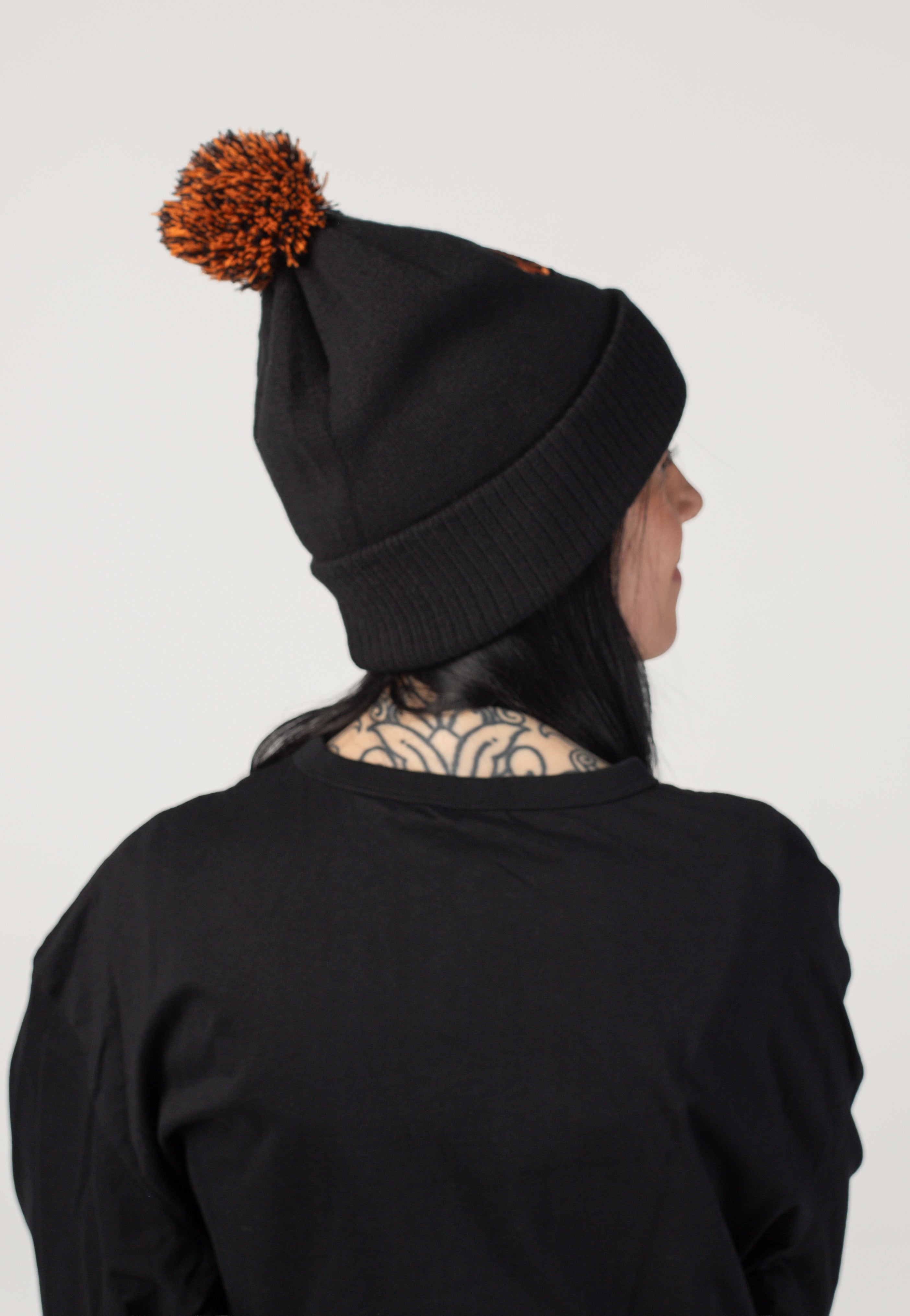 40 Years Pumpkin Logo Pom - Beanie
