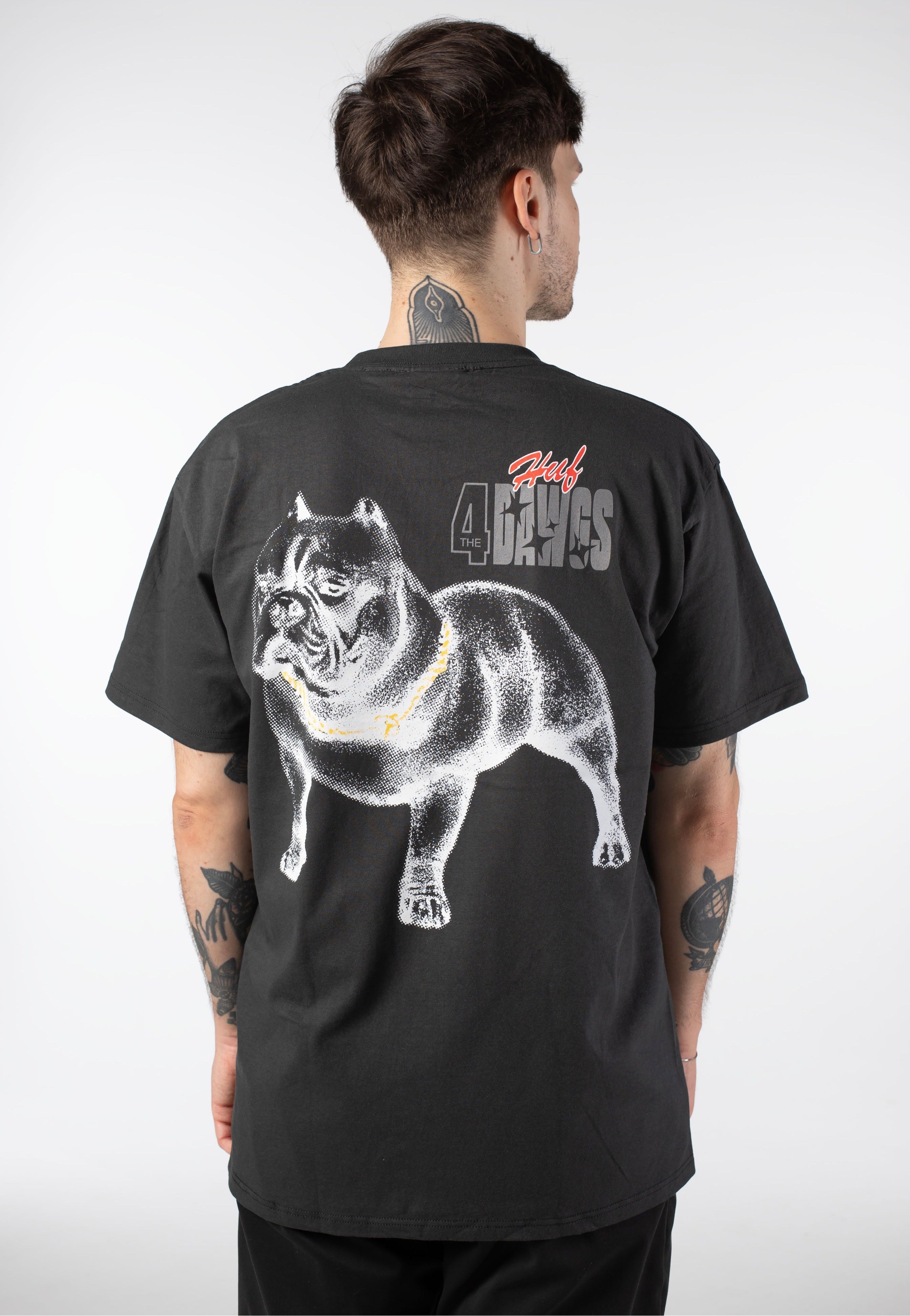 4 The Dawgs Vintage Black - T-Shirt