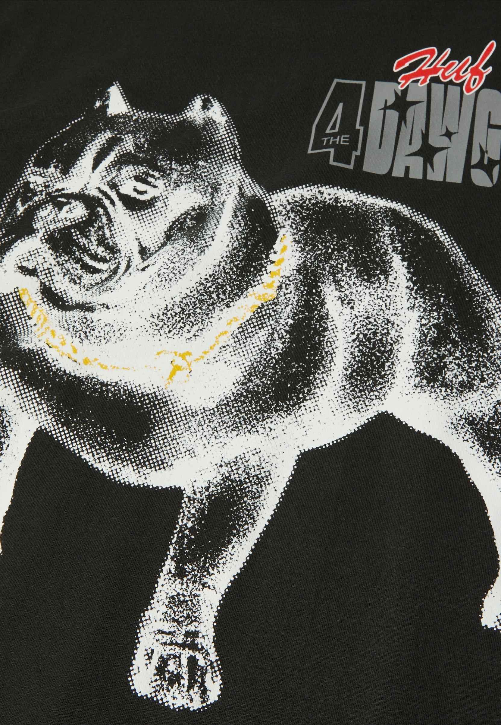 4 The Dawgs Vintage Black - T-Shirt