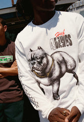 4 The Dawgs White - Longsleeve