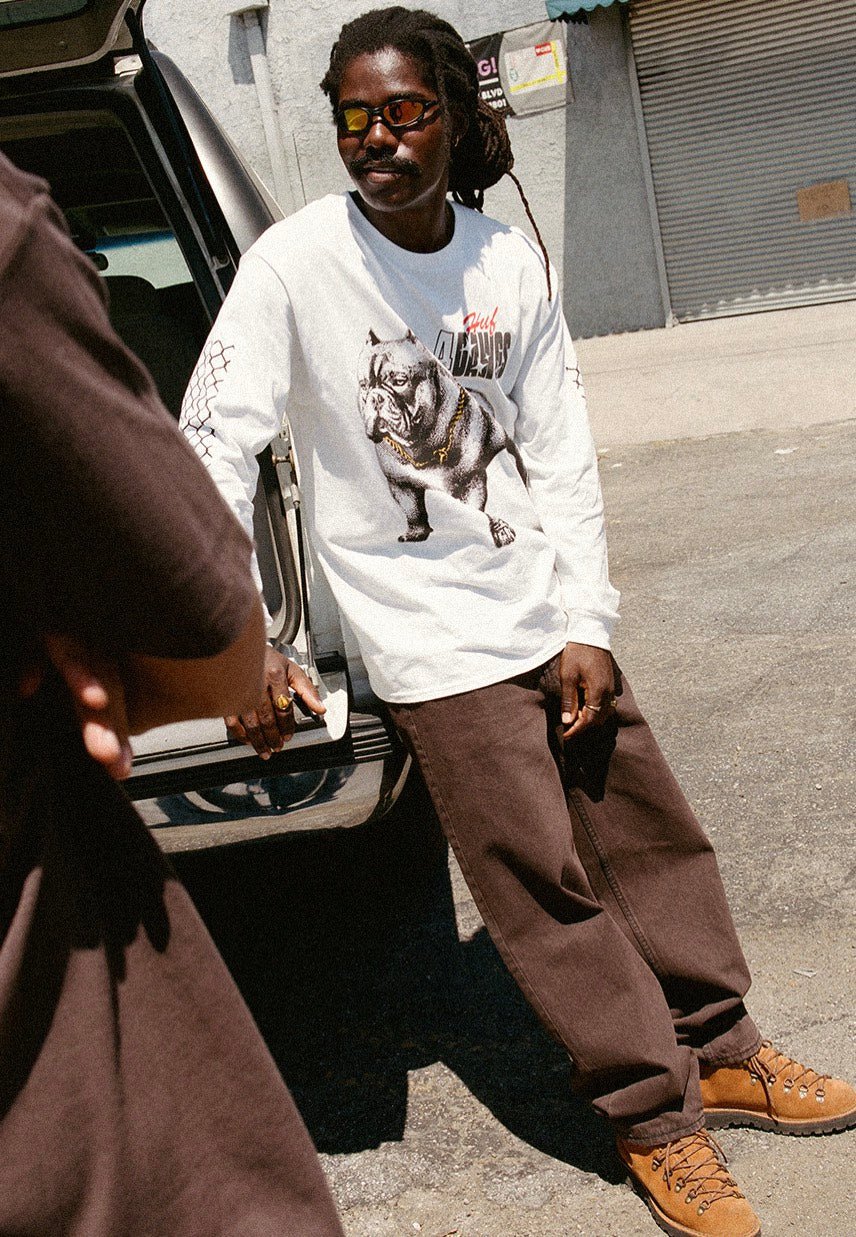 4 The Dawgs White - Longsleeve