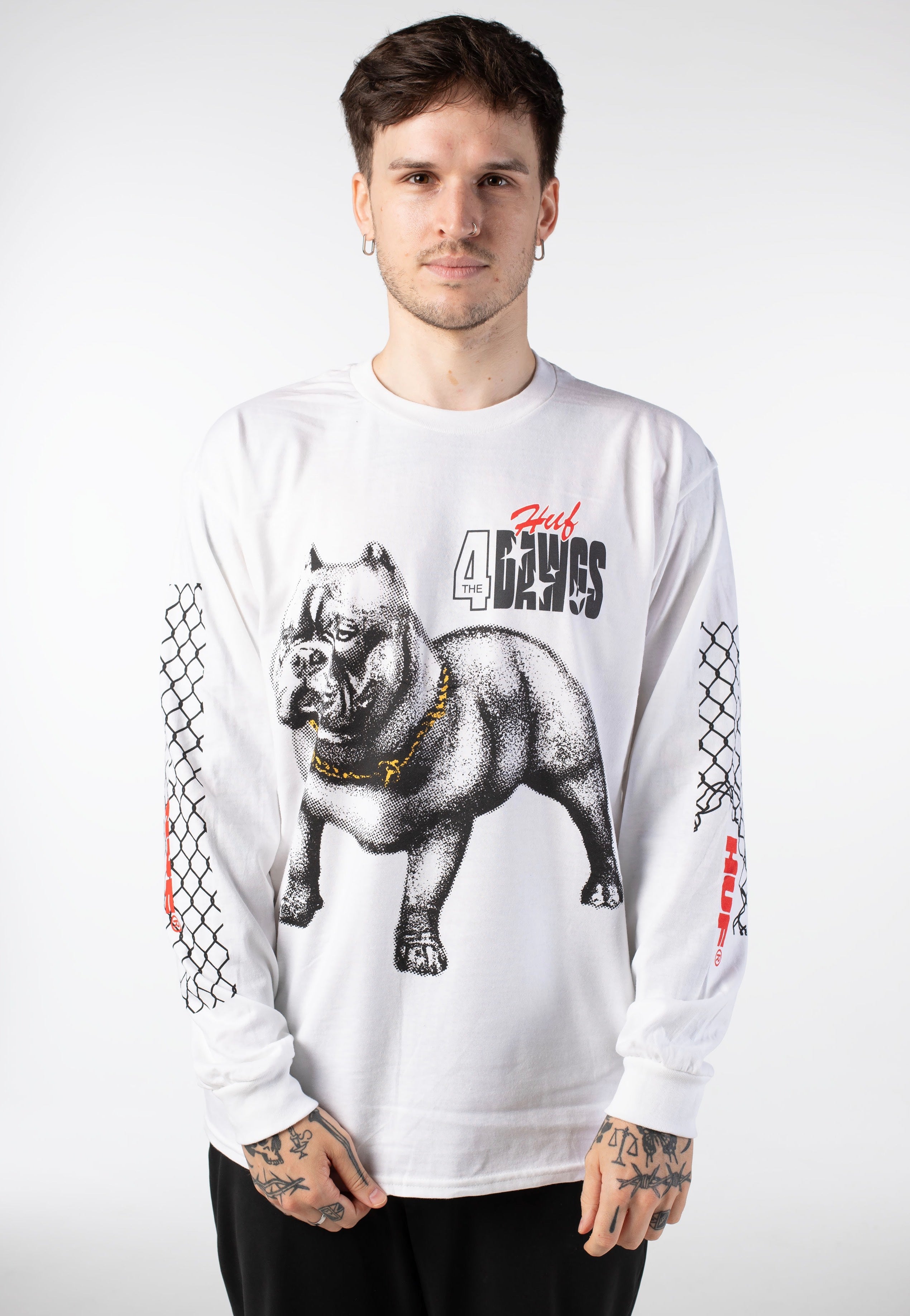 4 The Dawgs White - Longsleeve