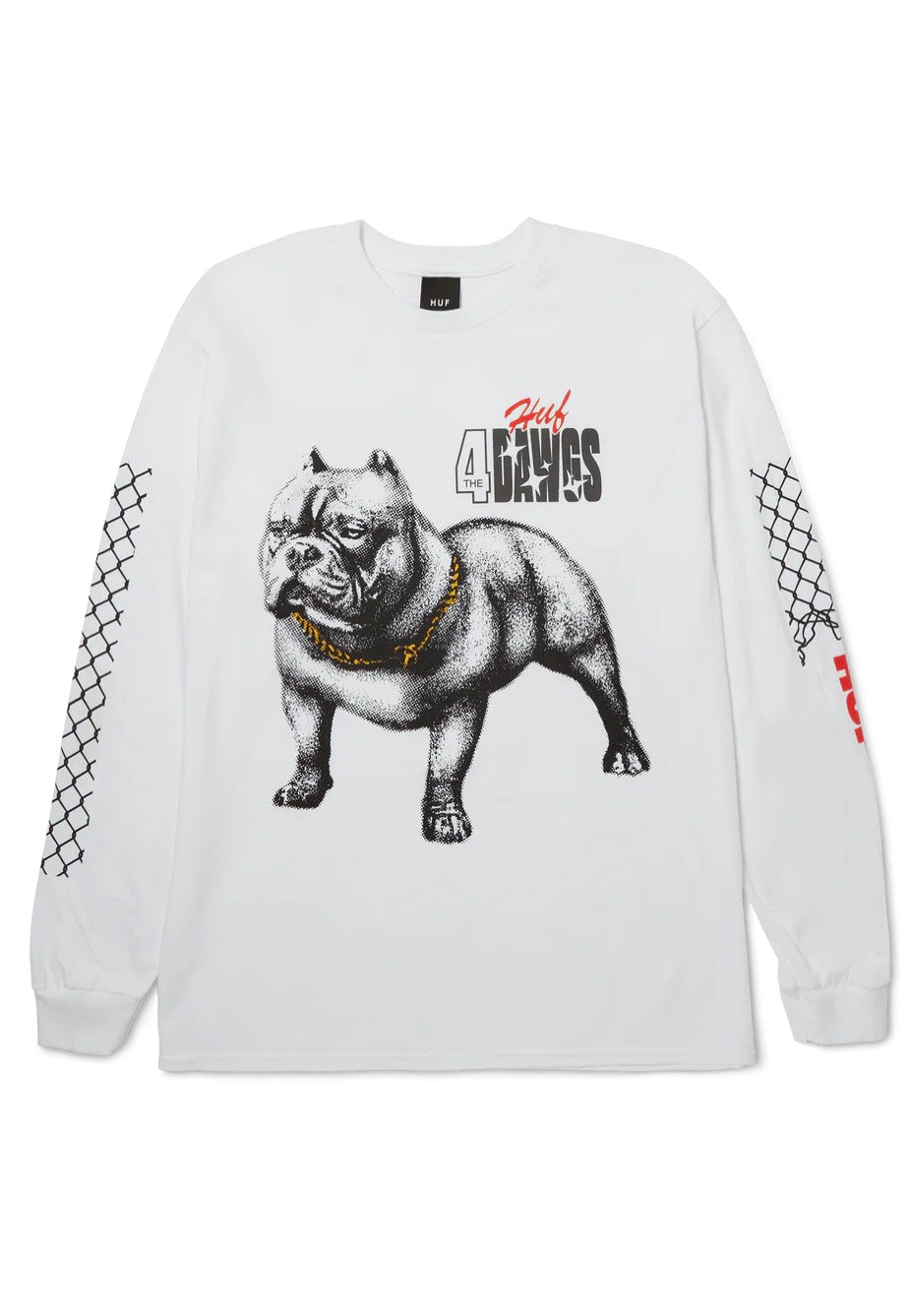 4 The Dawgs White - Longsleeve