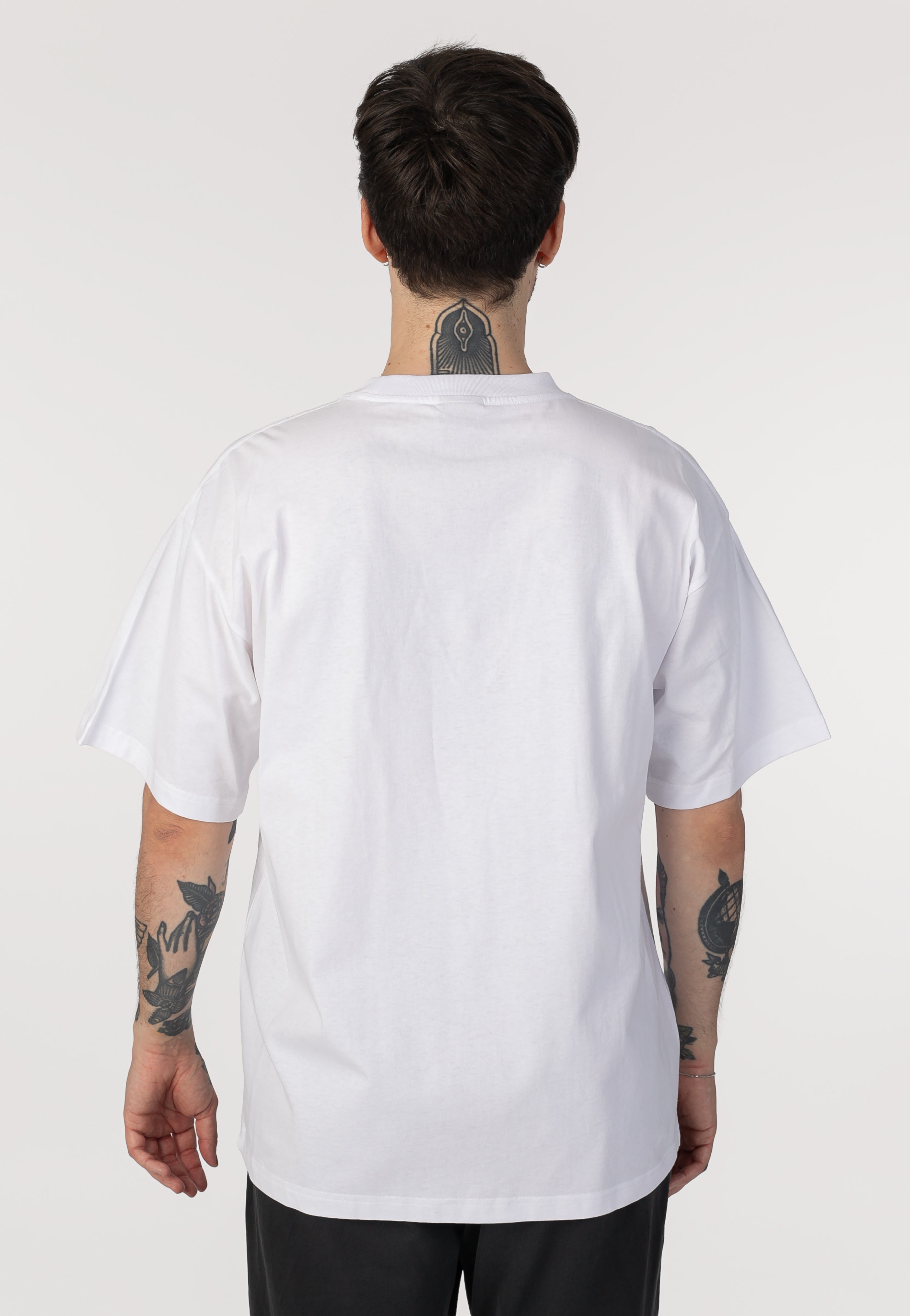 89 Box Logo White/Huf Green - T-Shirt