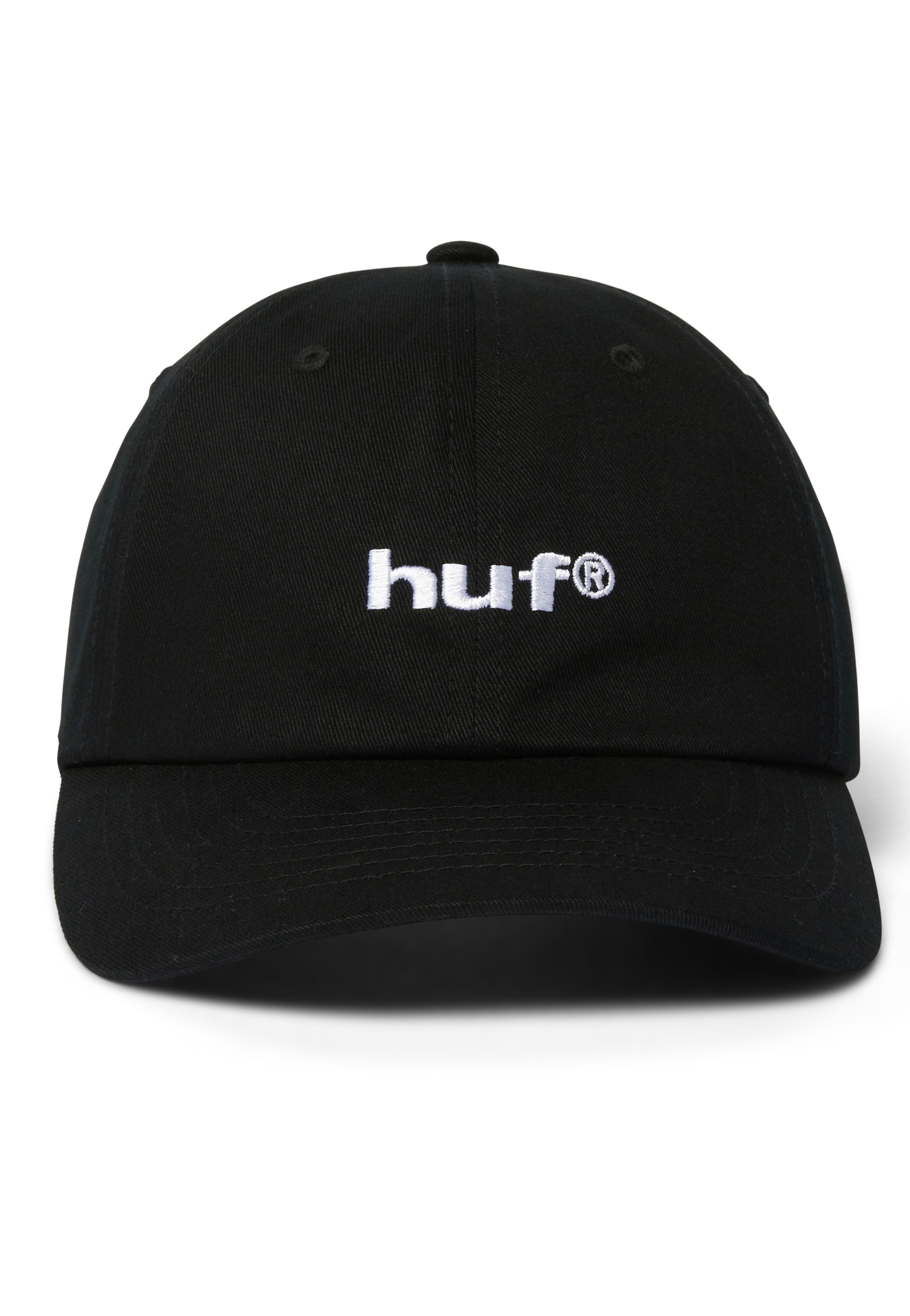 89 Embroidered 6 Panel Black/White - Cap