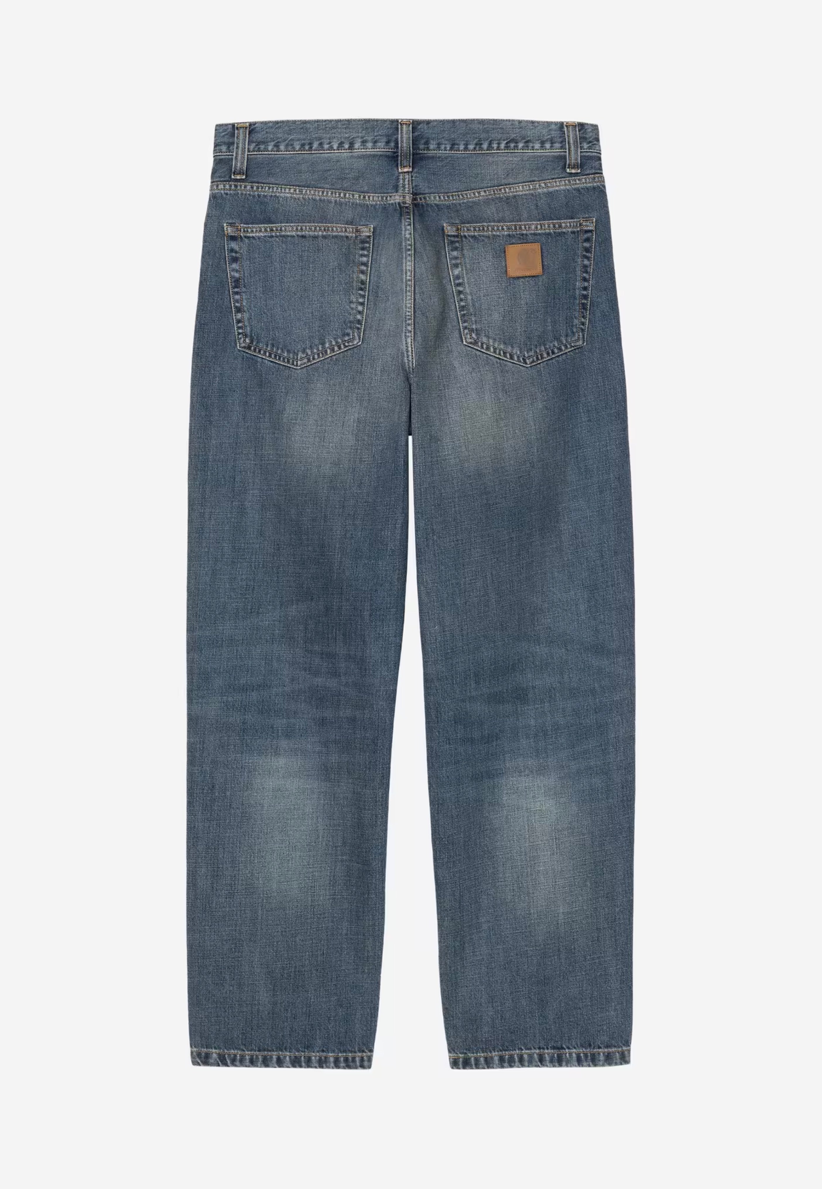 Aaron Dark Used Wash Blue - Jeans