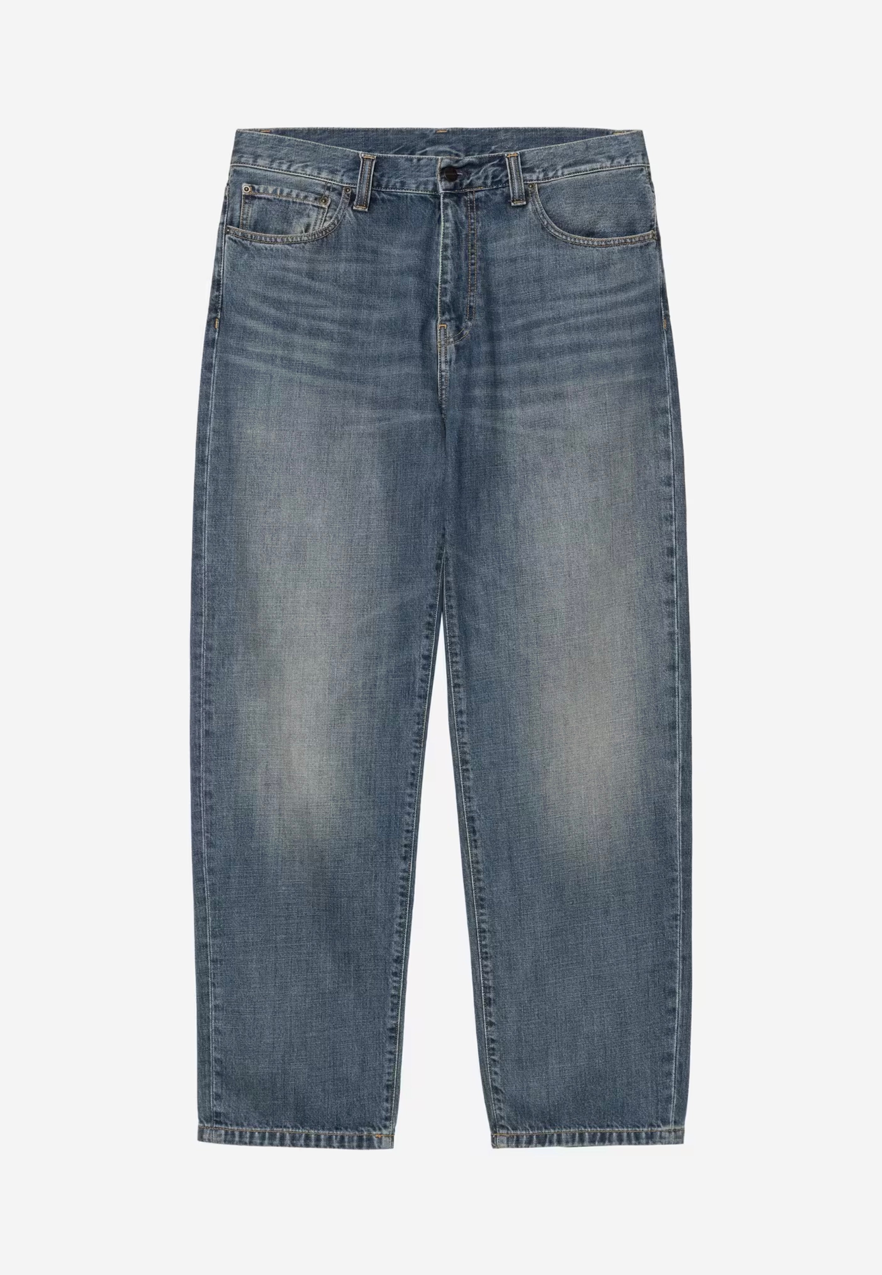 Aaron Dark Used Wash Blue - Jeans