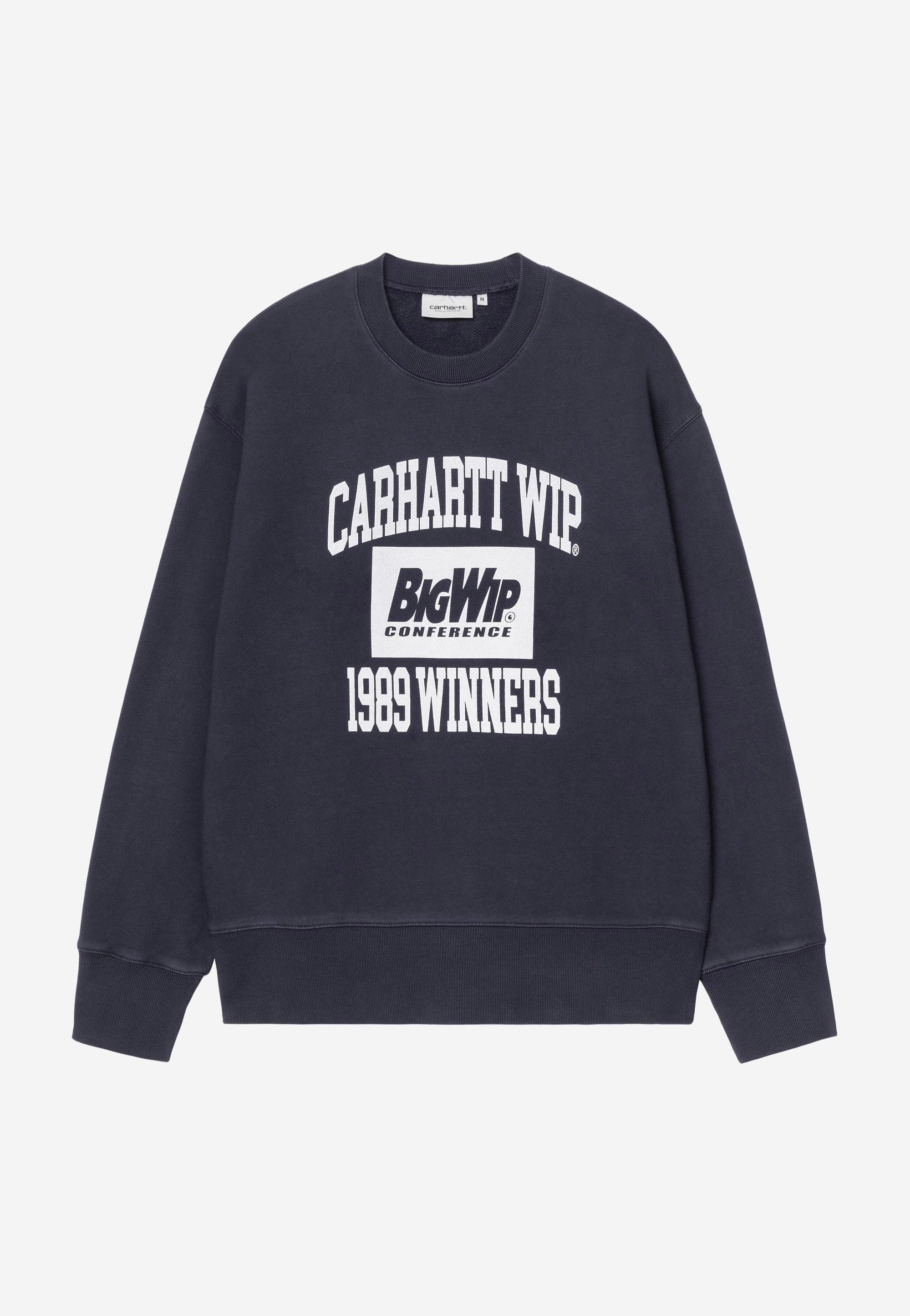 1989 Winners Heavy Stone Wash Dark Navy - Sweater