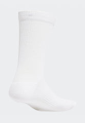 Adilette White/Black - Socks