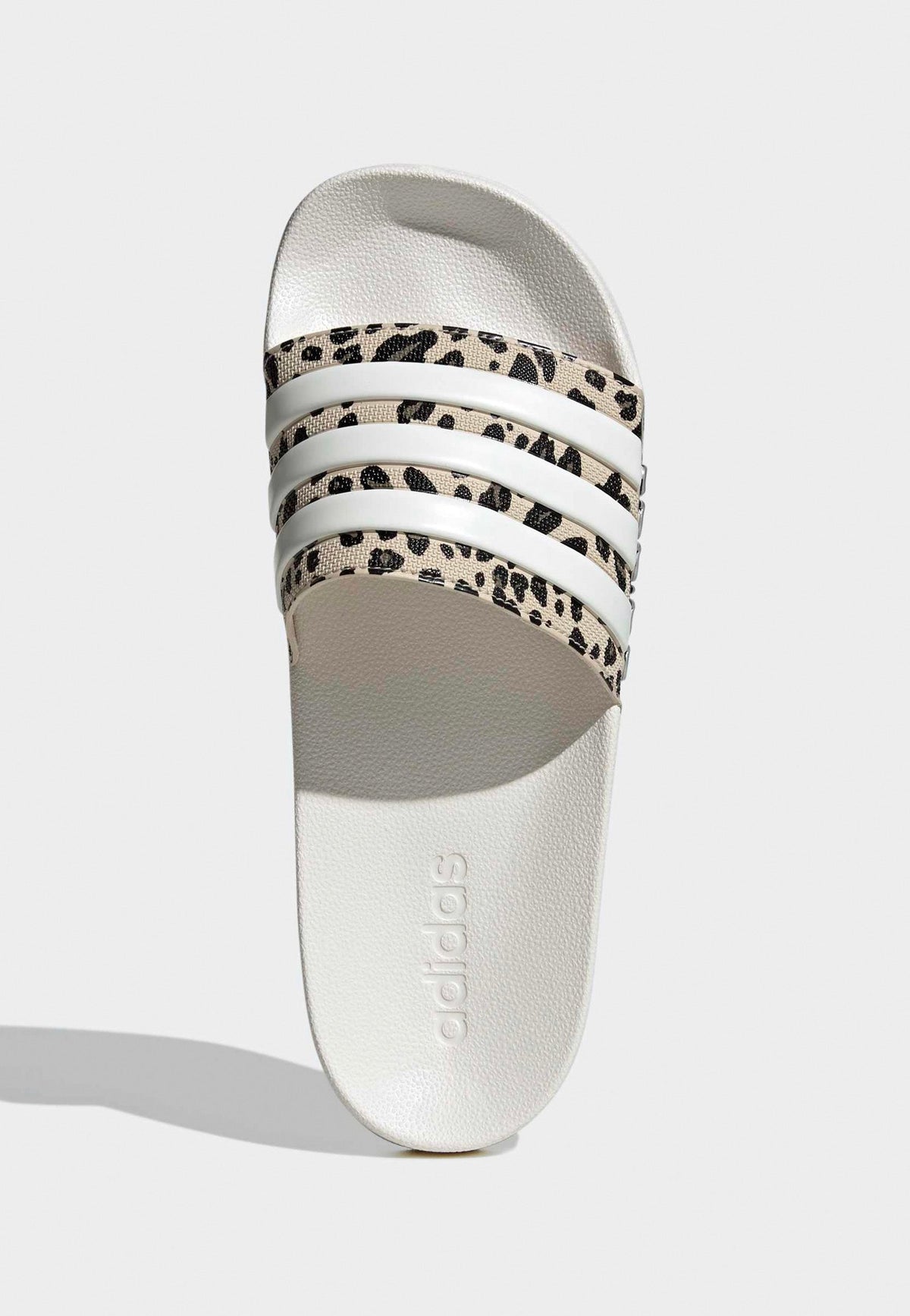 Adilette Shower Crystal Linen/Core White/Khaki Six - Slides