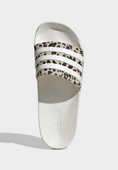 Adilette Shower Crystal Linen/Core White/Khaki Six - Slides