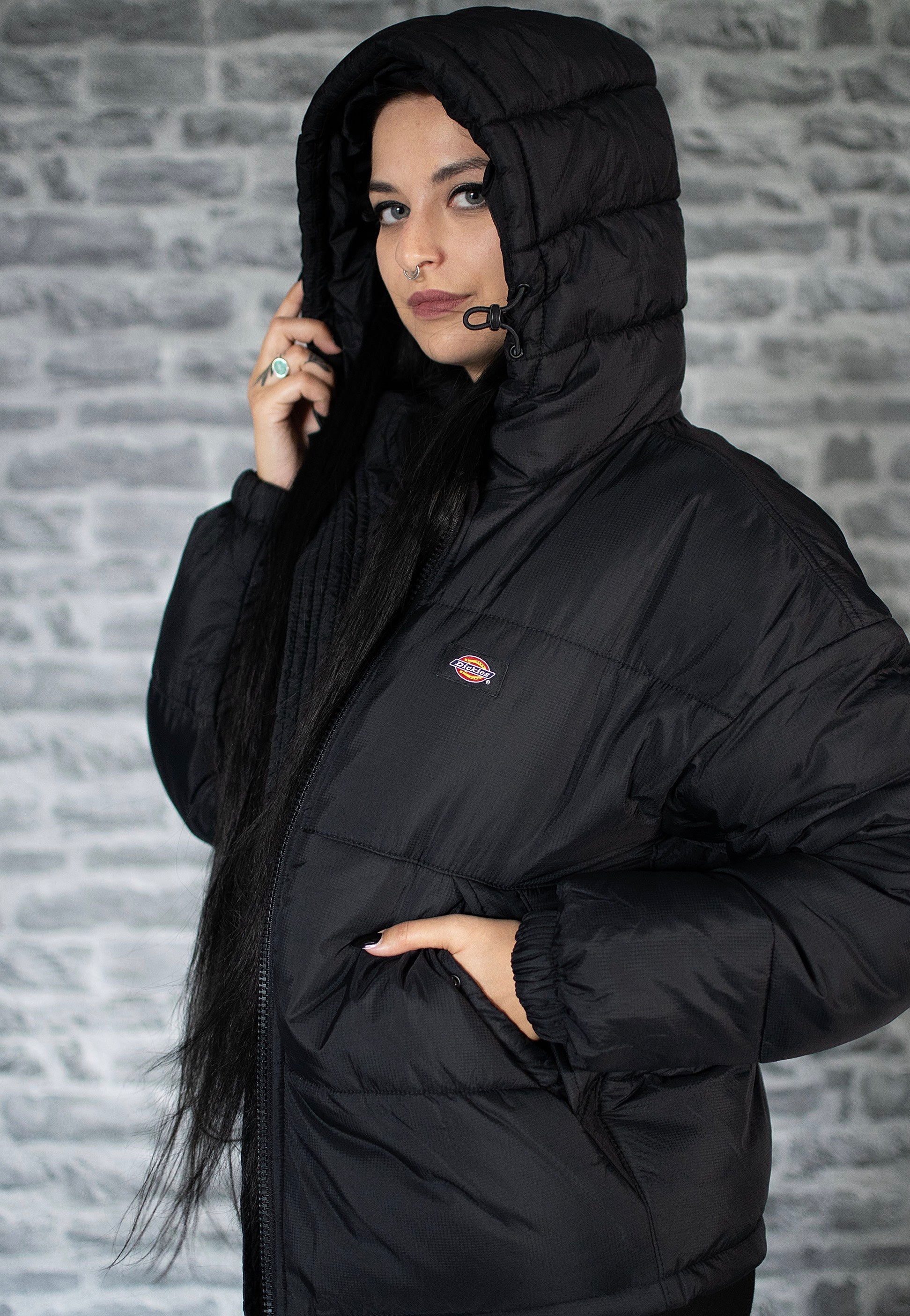Alatna Oversized Puffer Black - Jacket