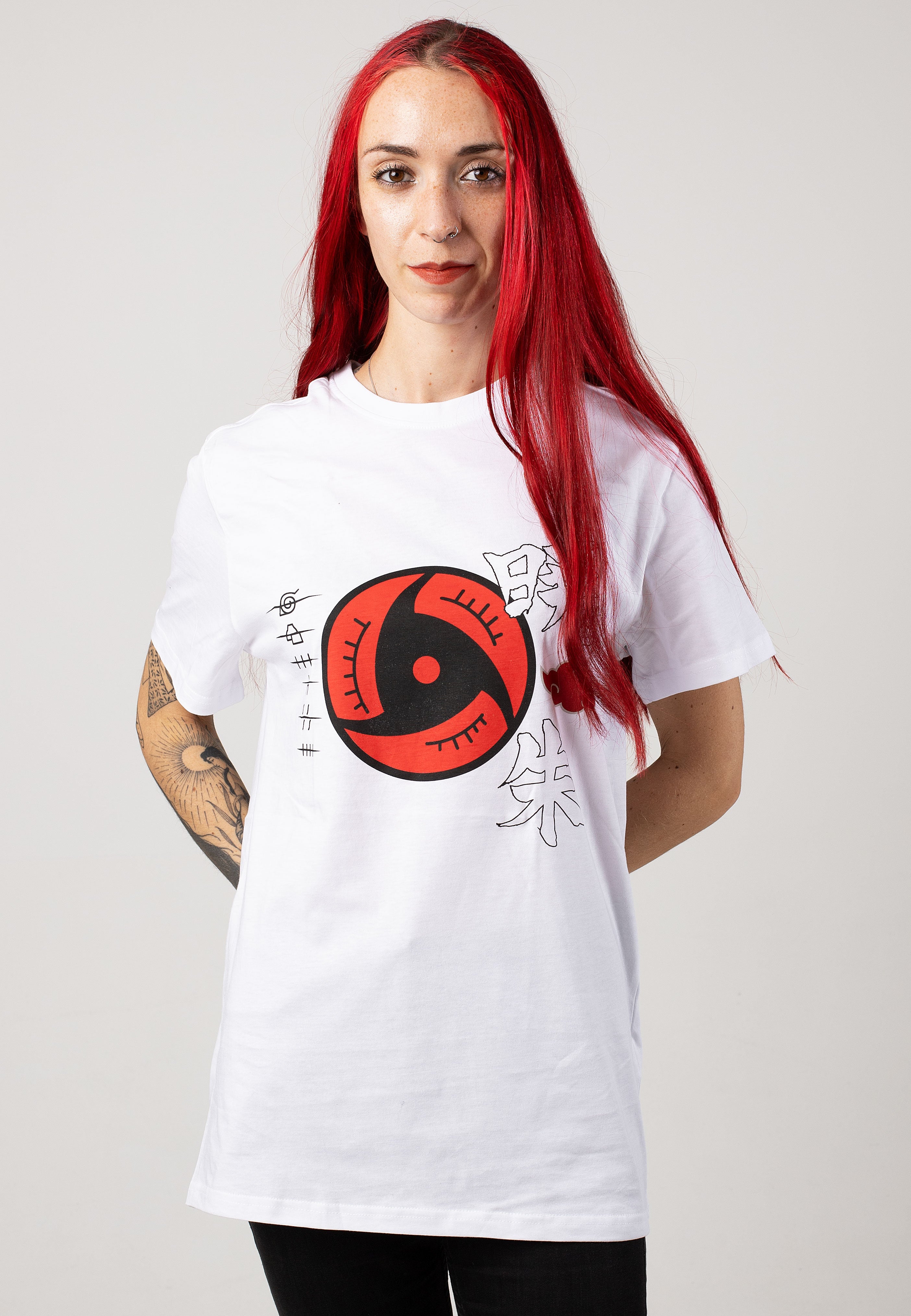 Akatsuki Symbols White - T-Shirt