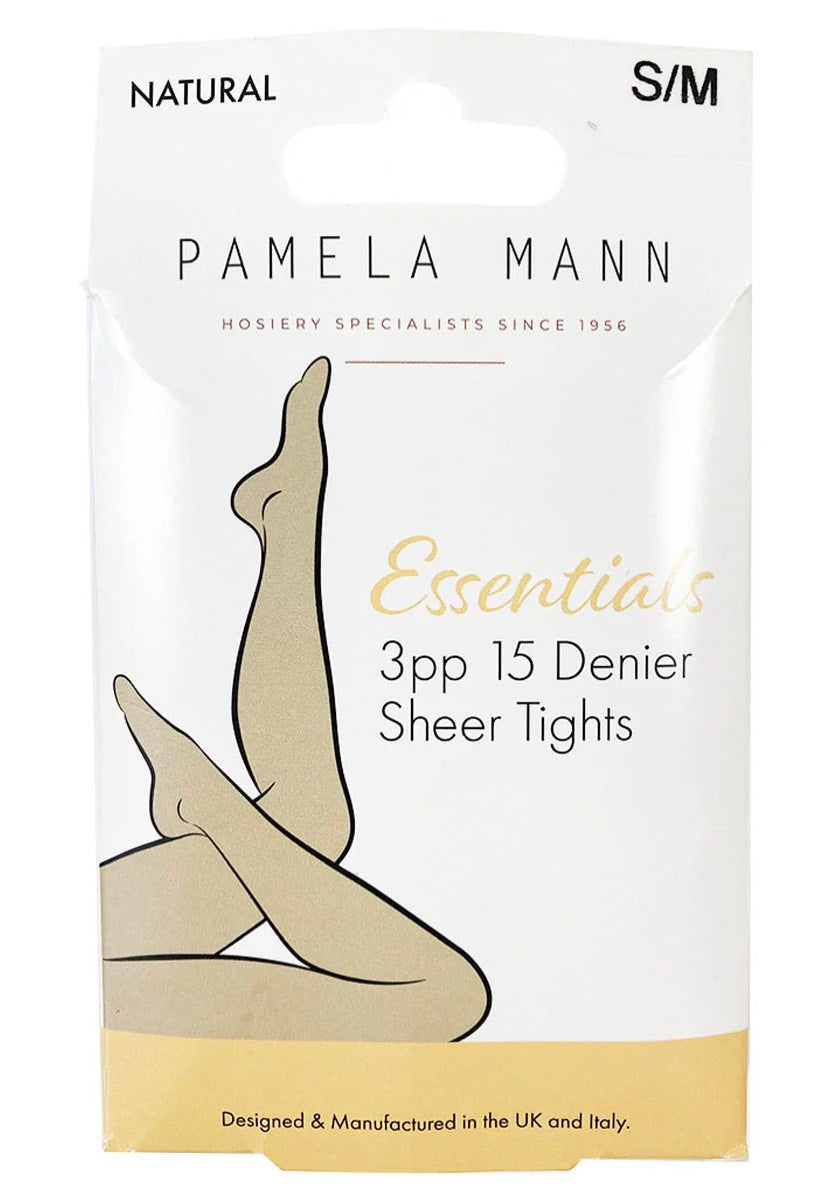 15 Denier Sheer Pack Of 3 Essential Nude - Tights