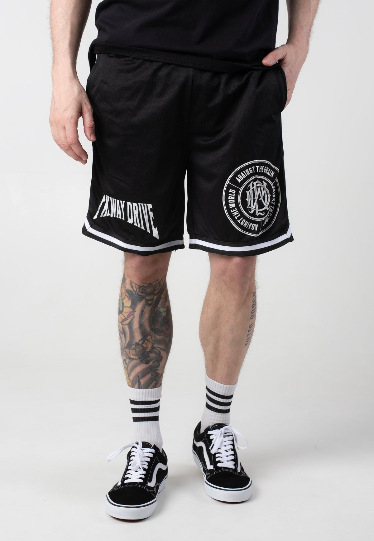Against The Grain Striped - Shorts