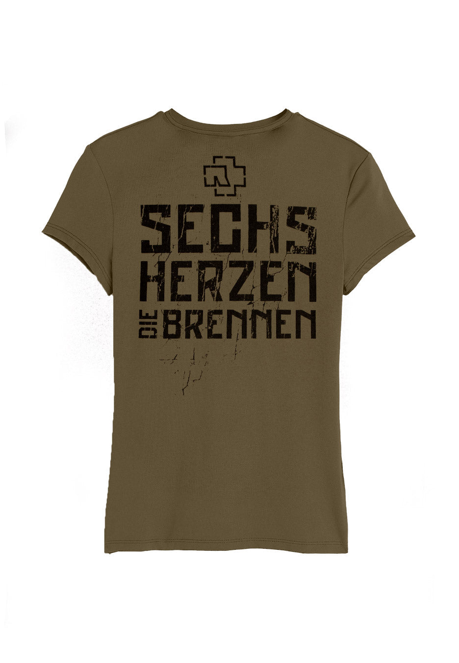 6 Herzen Oliv - Girly