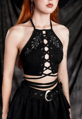 Acantha Halterneck Black - Top