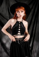 Acantha Halterneck Black - Top