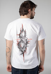 9 Eye Monster White - T-Shirt