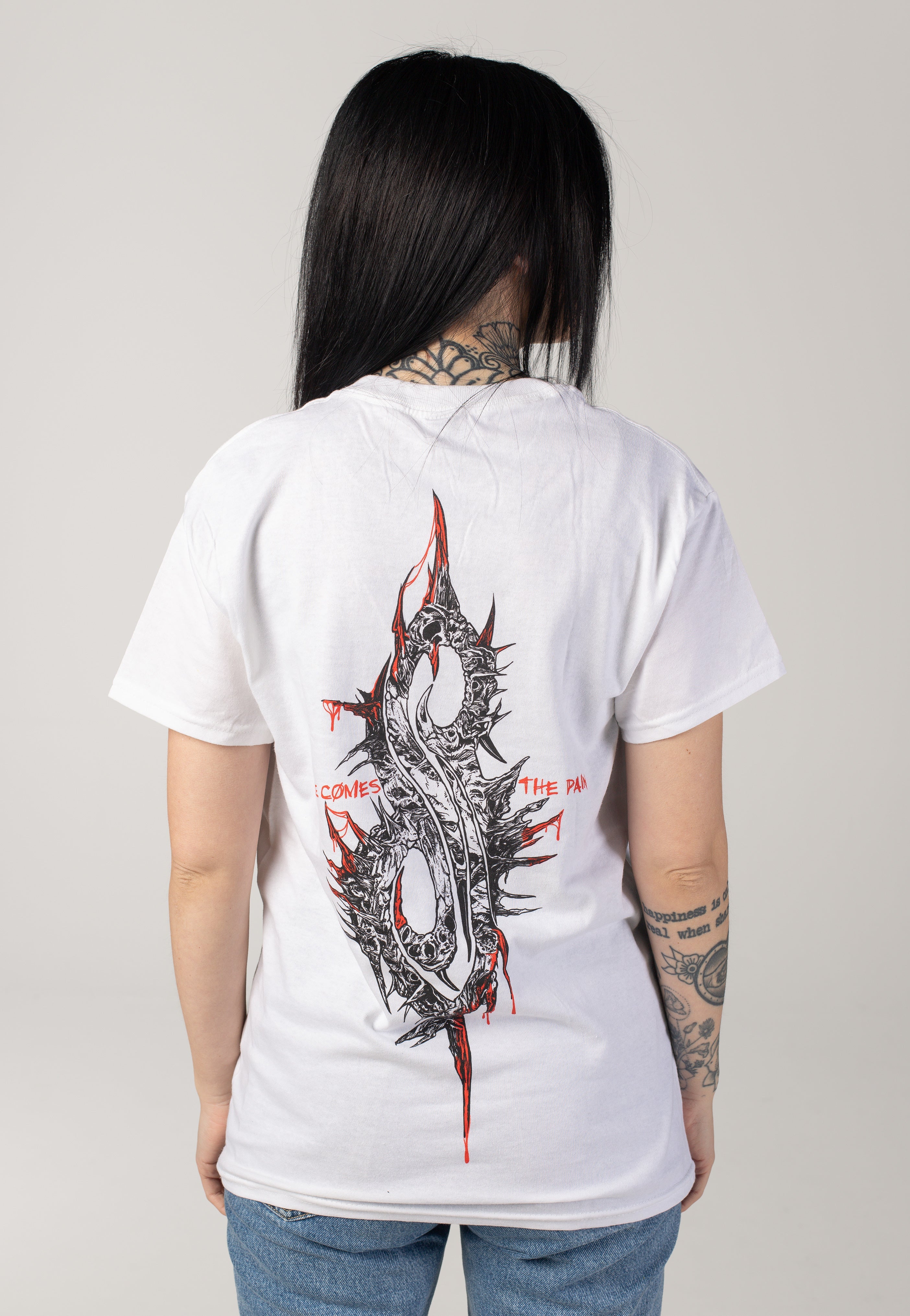 9 Eye Monster White - T-Shirt