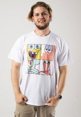 4 Square Close White - T-Shirt